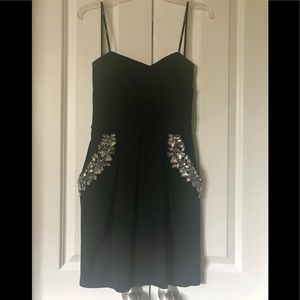 Black cocktail dress.